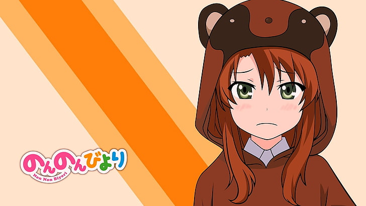 gadis anime, anime, Non Non Biyori, Koshigaya Komari, Wallpaper HD
