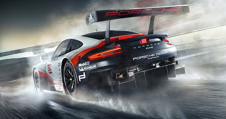 Porsche 911 RSR, 4K, Racing, Sfondo HD