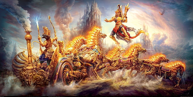 Mahabharata - guerras dos deuses Ghatotkacha, o guerreiro mais poderoso da guerra de Kurukshetra 17187, HD papel de parede HD wallpaper