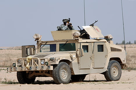 lätt lastbil, Humvee, US Army, United States militär, HD tapet HD wallpaper