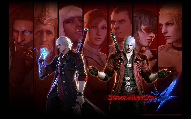 Devil May Cry, nero, Dante, Devil May Cry 4, anime, HD tapet