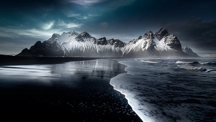 มืดธรรมชาติเกาะเย็นน้ำกลางแจ้ง, วอลล์เปเปอร์ HD