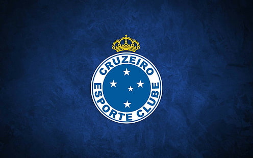 Blue Background, brazil, Cruzeiro Esporte Clube, Soccer Clubs, HD wallpaper HD wallpaper