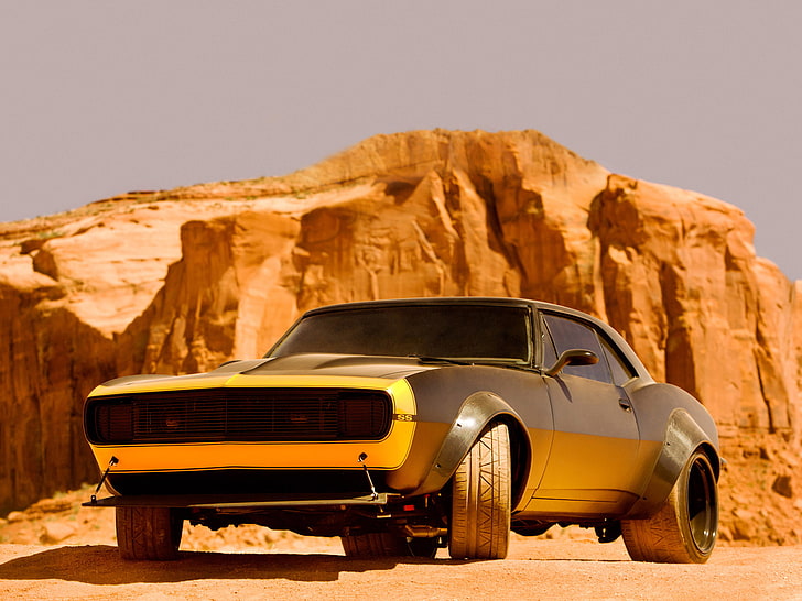 1967, 2014, bumblebee, camaro, chevrolet, hot, muscle, rod, rods, s s, transformers, HD wallpaper