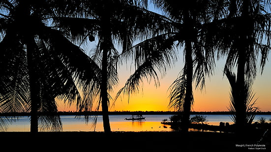 Maupiti, Polinezja Francuska, wyspy, Tapety HD HD wallpaper