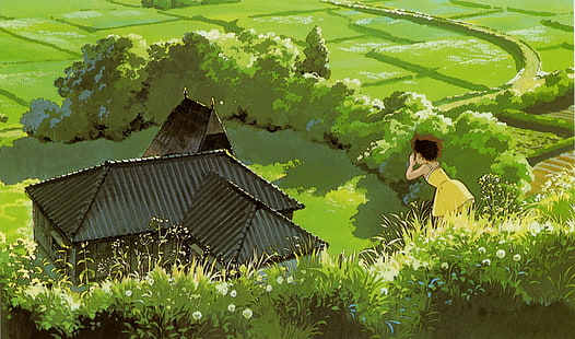 anime, Studio Ghibli, Meu Vizinho Totoro, HD papel de parede HD wallpaper
