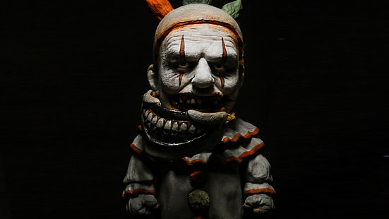 clowns, dark, gore, horror, American Horror Story, Twisty, HD wallpaper HD wallpaper