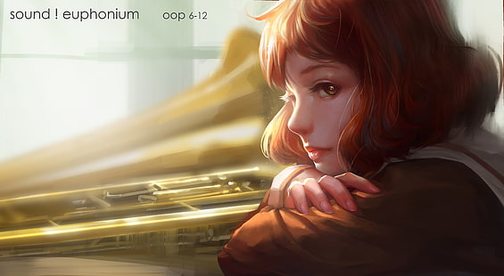 anime, meninas anime, Hibike!Euphonium, Oumae Kumiko, HD papel de parede HD wallpaper