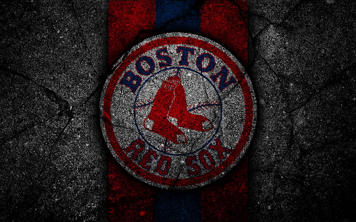 Béisbol, Medias Rojas de Boston, Logotipo, MLB, Fondo de pantalla HD