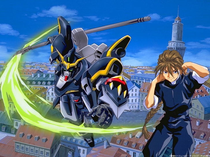 Anime Mobile Suit Gundam Wing Duo Maxwell Wallpaper Hd
