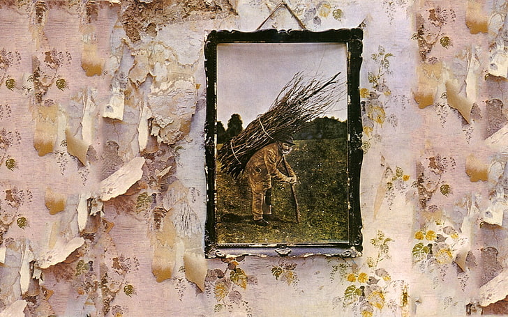 musik, sampul album, Led Zeppelin, Wallpaper HD