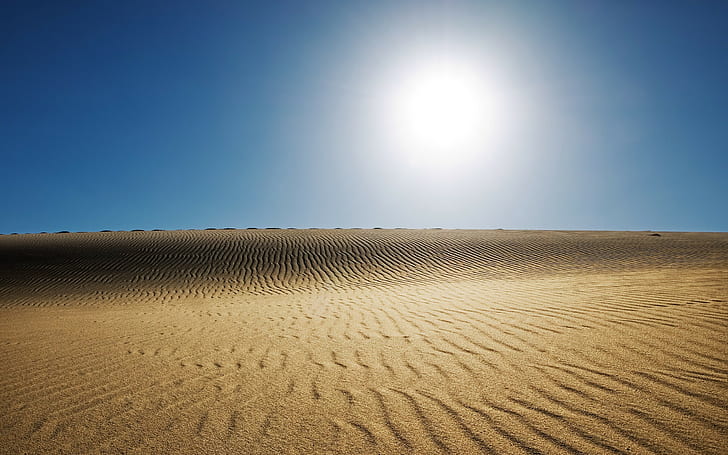пустыня, пейзаж, песок, дюна, HD обои
