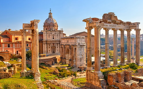 Римският форум Рим Италия 1800 × 2880, HD тапет HD wallpaper