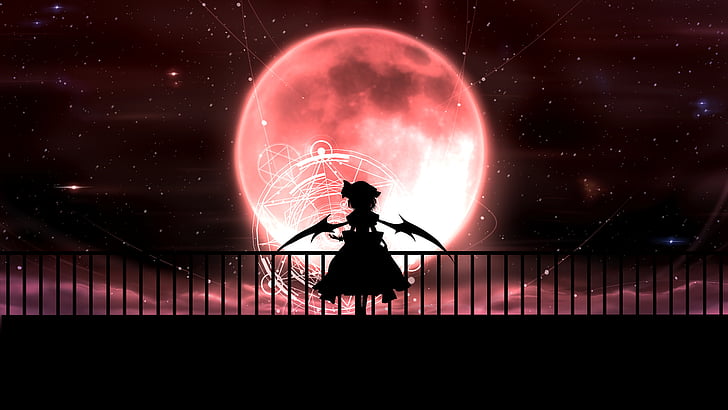 Anime, Touhou, Remilia Scarlet, HD wallpaper