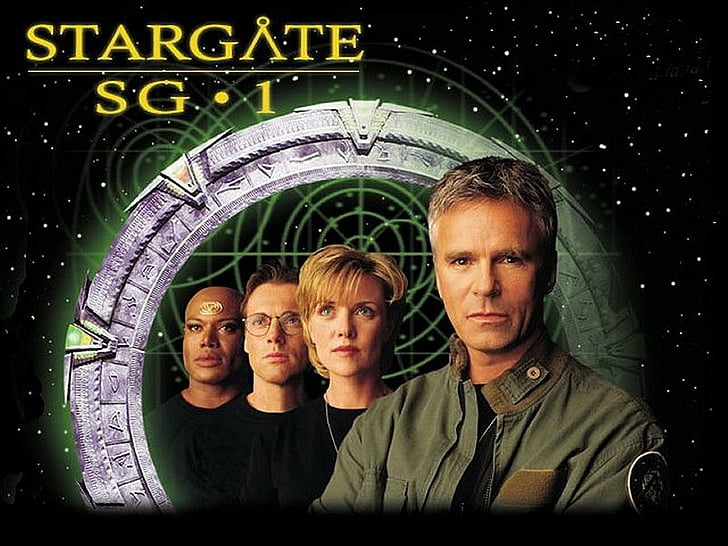 Stargate, Stargate SG-1, Amanda Tapping, Christopher Judge, Daniel Jackson, Jack O'Neill, Michael Shanks, Richard Dean Anderson, Samantha Carter, Teal'c, HD tapet