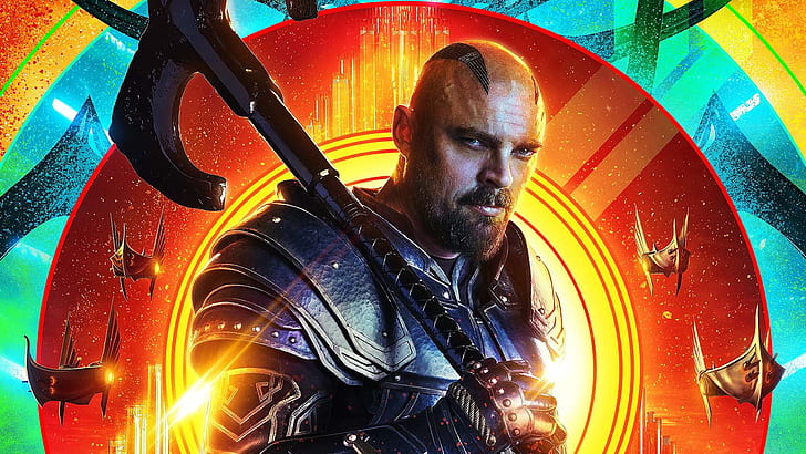 Film, Thor: Ragnarok, Karl Urban, Skurge (Marvel Comics), Wallpaper HD