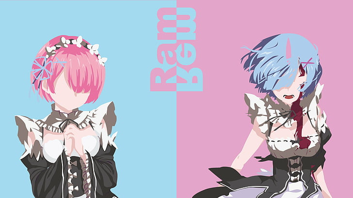 Anime, Re:ZERO -Starting Life in Another World-, Ram (Re:ZERO), Rem  (Re:ZERO), HD wallpaper | Wallpaperbetter