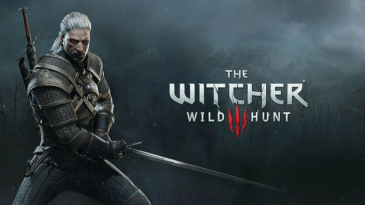 The Witch Wild Hunt digital tapet, The Witcher 3: Wild Hunt, Geralt of Rivia, HD tapet
