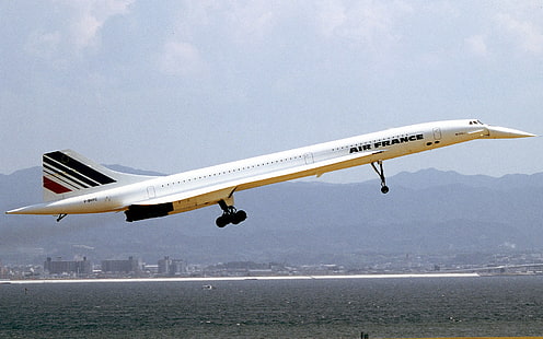 Concorde uçak ticari, HD masaüstü duvar kağıdı HD wallpaper