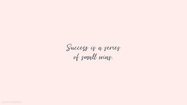 the inscription, pink background, words, the phrase, inspiration, success, motivation, HD wallpaper