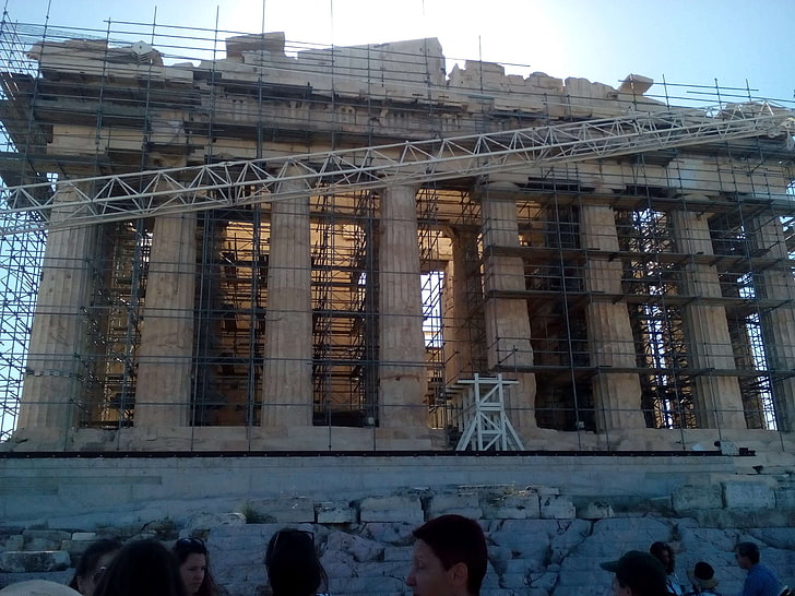 greece, parthenon, temple, HD wallpaper