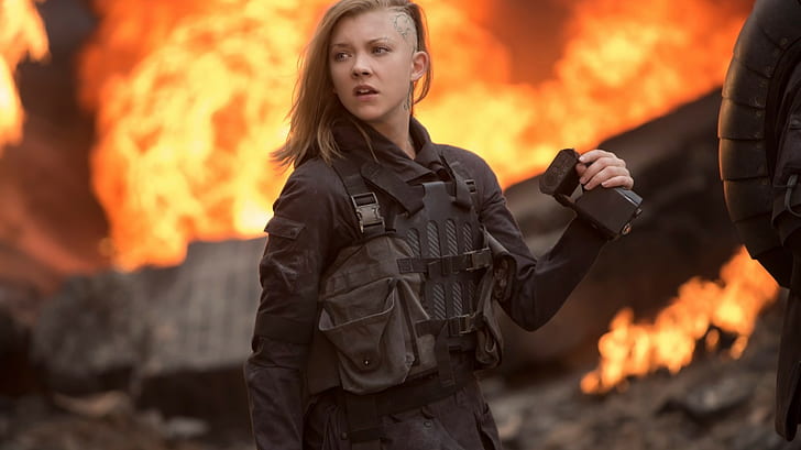 wanita, cukur samping, The Hunger Games, Natalie Dormer, berambut pirang, Wallpaper HD