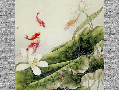 Asian Art42, Chinesisch, Japanisch, Asiatische Kunst, Malerei, HD-Hintergrundbild HD wallpaper