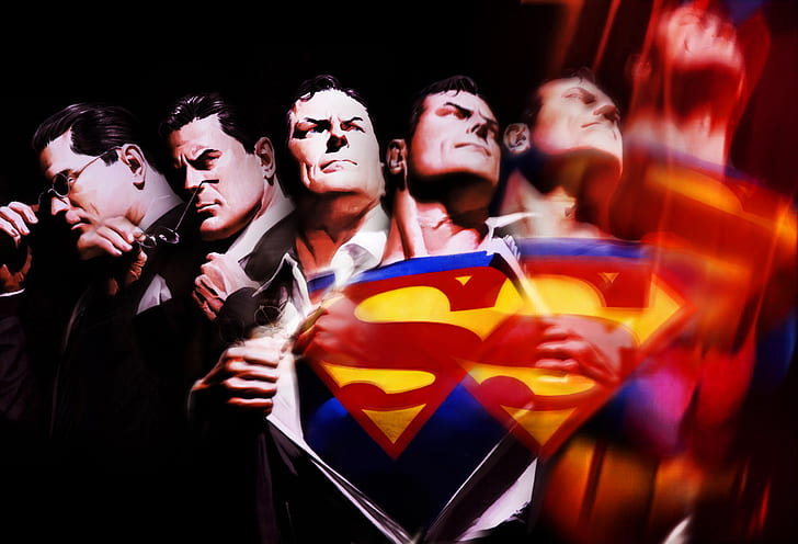 alex, comics, ross, superman, transformación, Fondo de pantalla HD