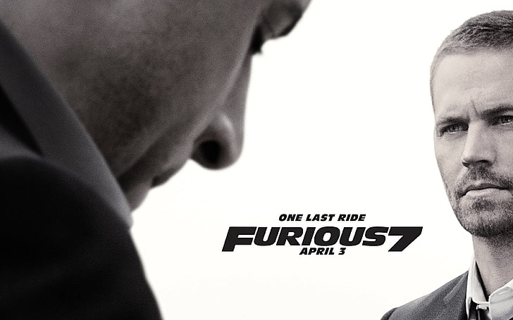 Furious 7 One Last Ride April 3 poster、furious 7、2015、ポール・ウォーカー、 HDデスクトップの壁紙