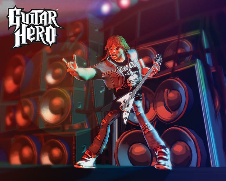 Video Game, Guitar Hero, Wallpaper HD