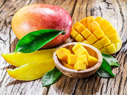 Cibo, Mango, Frutta, Sfondo HD HD wallpaper