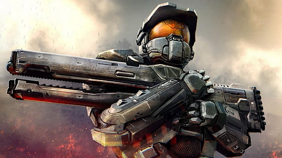 Crysis персонаж цифровых обоев, Halo, Master Chief, Halo 4, Xbox One, видеоигры, HD обои HD wallpaper