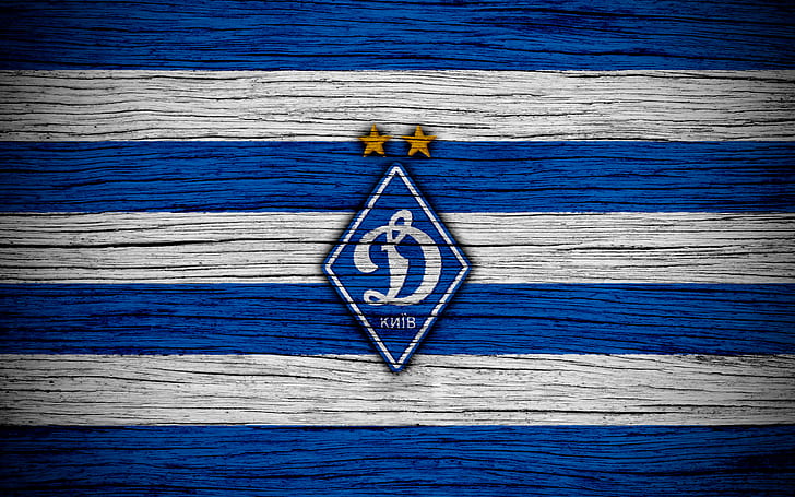 Sepak Bola, FC Dynamo Kyiv, Emblem, Logo, Wallpaper HD