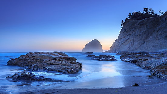 바다 경치, 자연, 바다, 해변, 4k, HD 배경 화면 HD wallpaper