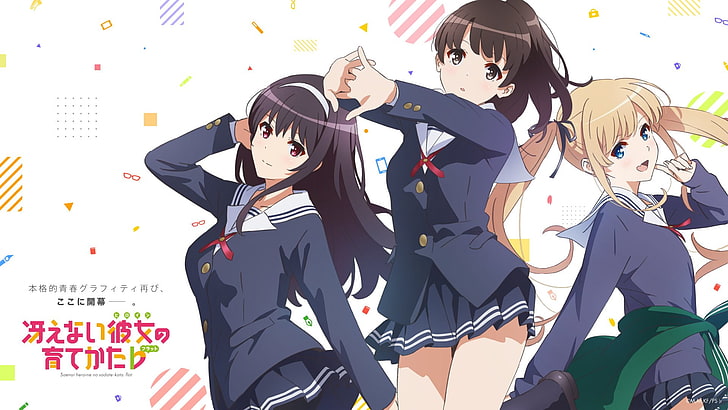 Anime, Saekano: Wie man eine langweilige Freundin großzieht, Eriri Spencer Sawamura, Megumi Katō, Utaha Kasumigaoka, HD-Hintergrundbild