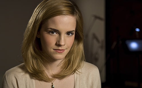 Emma Watson, ünlü, oyuncu, portre, izleyiciye bakarak, kadınlar, HD masaüstü duvar kağıdı HD wallpaper