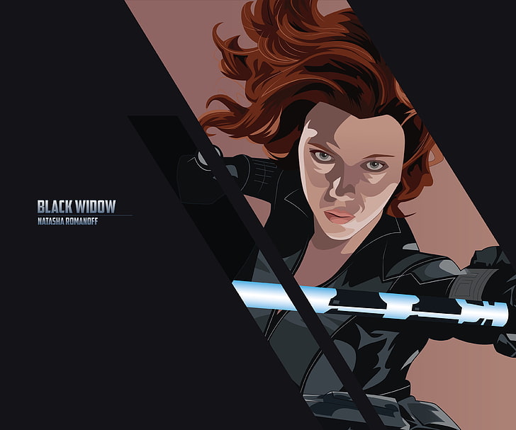 Scarlett Johansson, Natasha Romanoff, Minimal, Black Widow, 4K, HD wallpaper