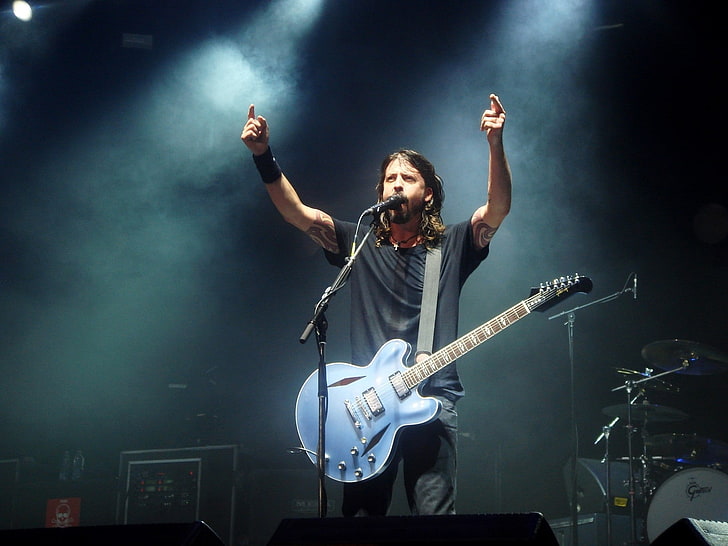 concert, concerts, dave, fighters, foo, grohl, guitar, guitars, HD wallpaper