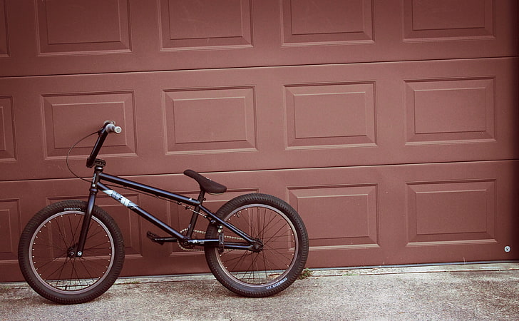 Bike On A Wall, black BMX bike, Sports, Biking, HD wallpaper