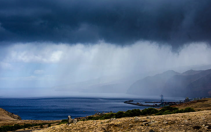 madeira, portugal, island, cloud, Unduh 3840x2400 Madeira, Wallpaper HD