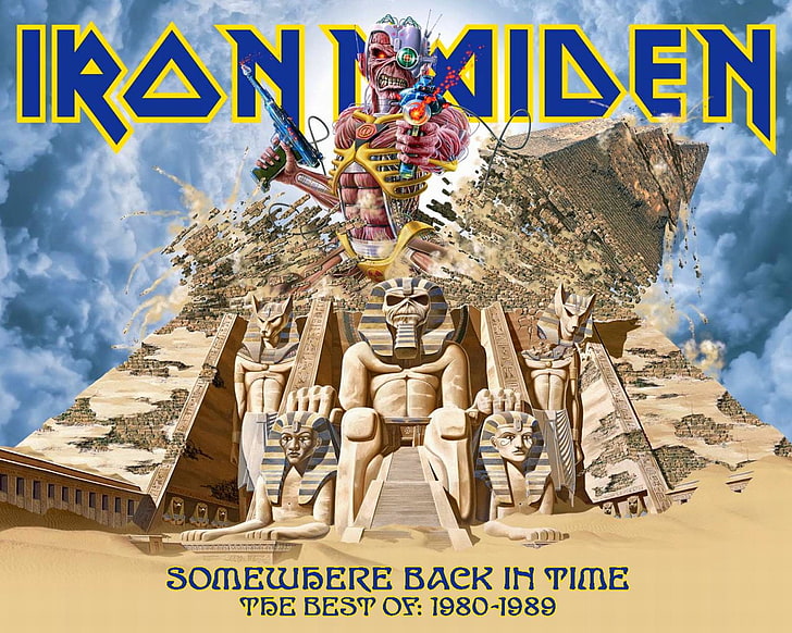 Iron Maiden digital wallpaper, Band (Music), Iron Maiden, HD wallpaper