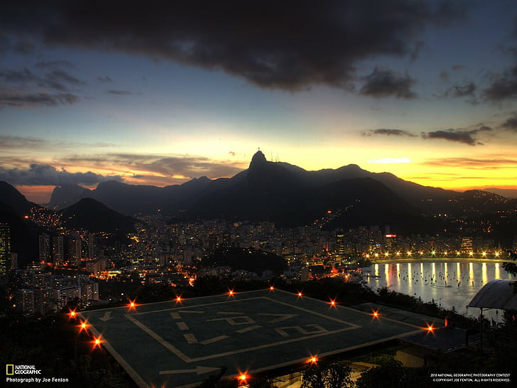 manzara, cityscape, Rio de Janeiro, HD masaüstü duvar kağıdı