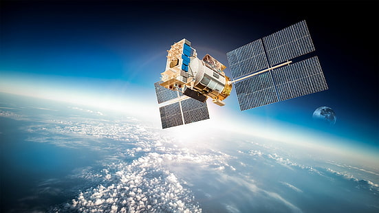 Satellit, Weltraum, HD-Hintergrundbild HD wallpaper