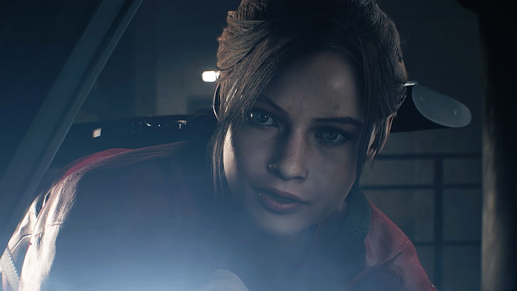 Resident Evil, Resident Evil 2, video games, Leon Kennedy, Racoon City, Claire Redfield, Capcom, HD wallpaper