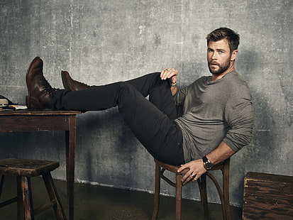 Chris Hemsworth, manliga kändisar, pojkar, hd, HD tapet HD wallpaper