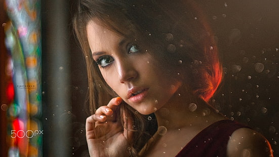 500px, 갈색 머리, 여자, Ksenia Kokoreva, HD 배경 화면 HD wallpaper