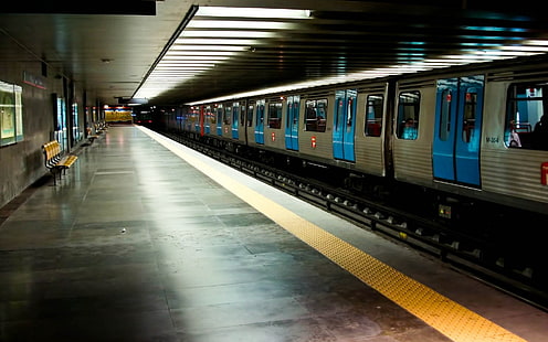 metro, urbanas, portugal, lisboa, HD papel de parede HD wallpaper