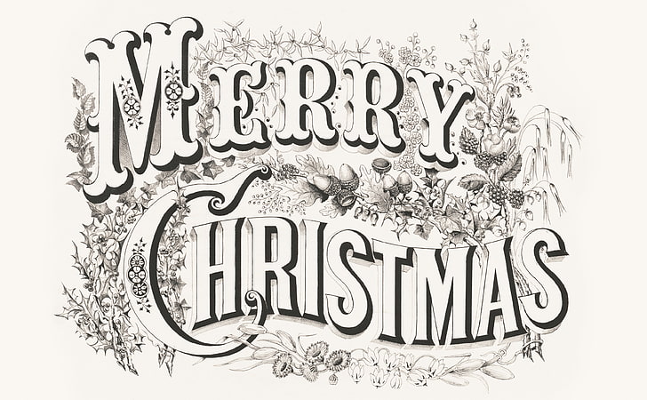 Vintage Noel, tatil, Noel, vintage, Noel, mevsim, selamlar, bereket, neşeli, illüstrasyon evlenmek, HD masaüstü duvar kağıdı