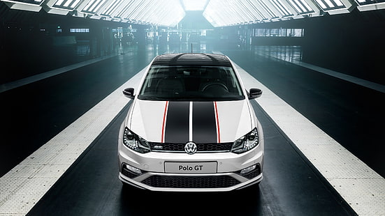 weiß Volkswagen Polo GT, Volkswagen Polo Limousine GT, Limousine, weiß, HD-Hintergrundbild HD wallpaper