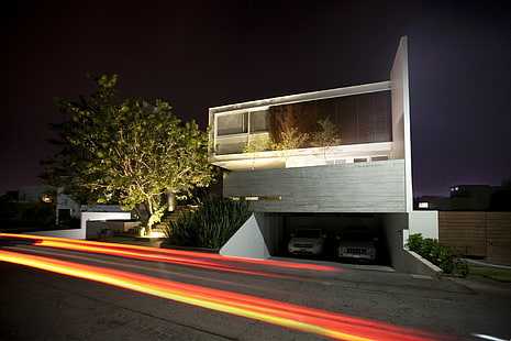 дом, архитектура, модерн, особняки, элитные дома, HD обои HD wallpaper